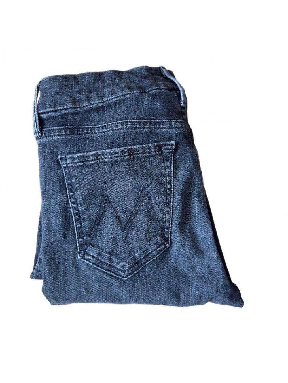 Mother The Looker Nightowl Skinny Jeans Size 26 Dark Wash Denim